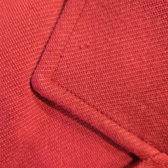 Cabi 3374 Little Red Jacket One Button Pockets Pleated Back Office Preppy - Picture 10 of 10